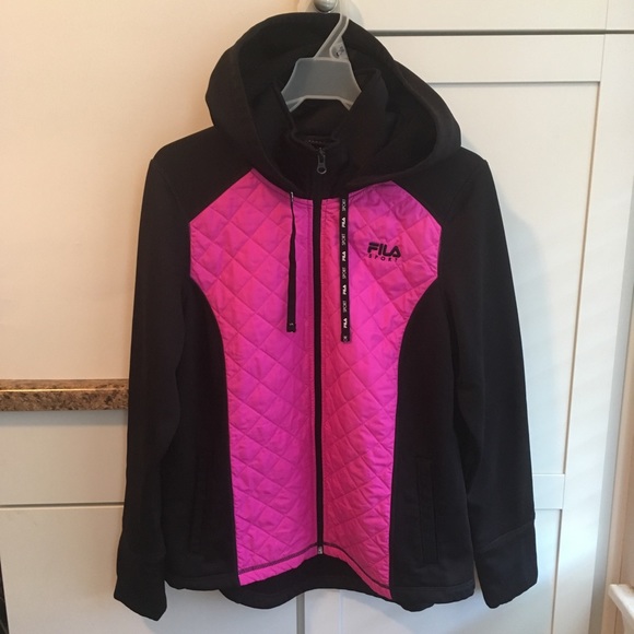 Fila Jackets & Blazers - FILA Sport zipper hooded jacket size L